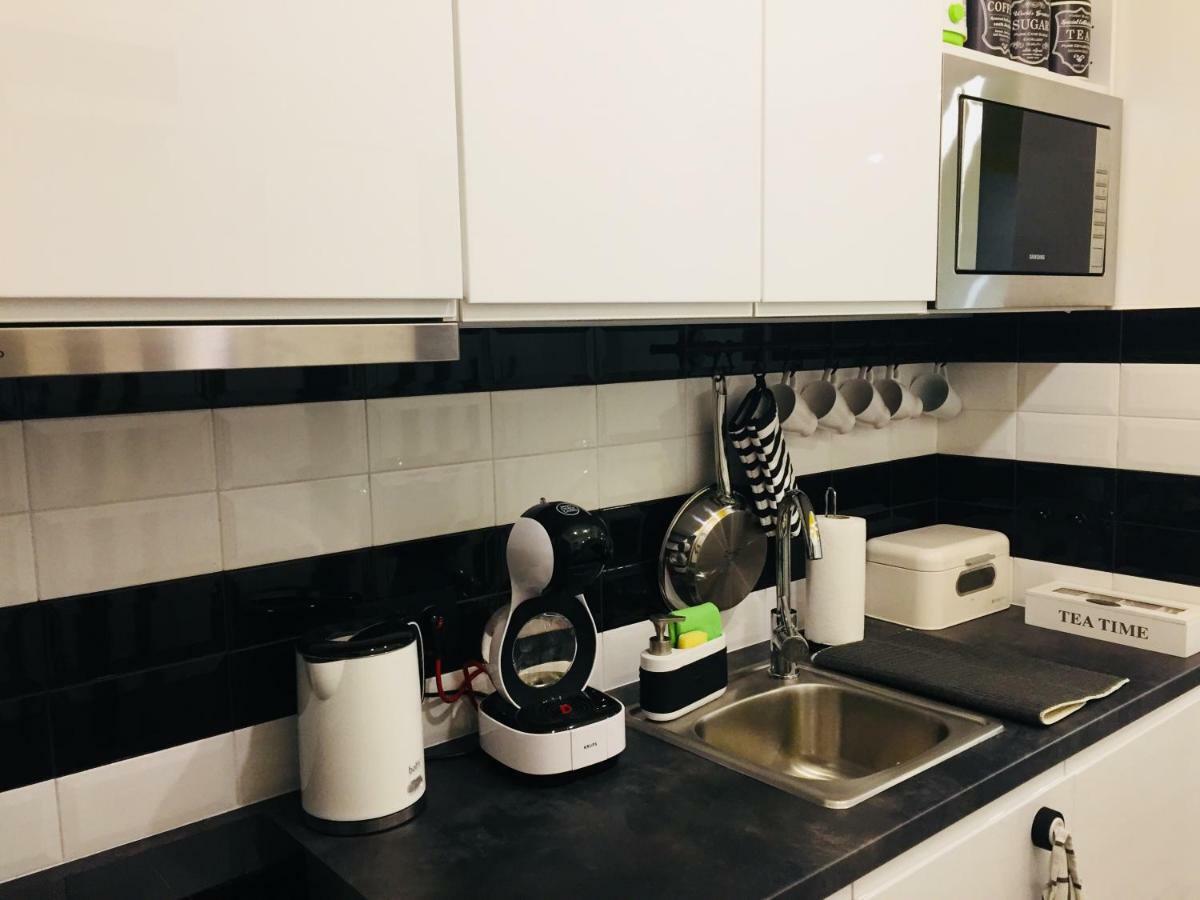 Ferienwohnung Studio Dworzec Gdanski Warschau Exterior foto