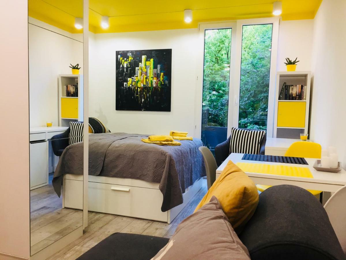 Ferienwohnung Studio Dworzec Gdanski Warschau Exterior foto